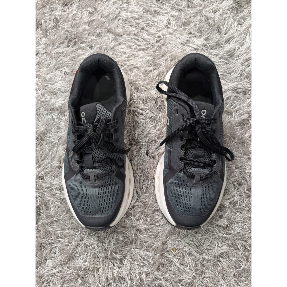 On Cloudgo Running Shoes Black‎ Magnet Womens Size 7 Wide 3WE10340264